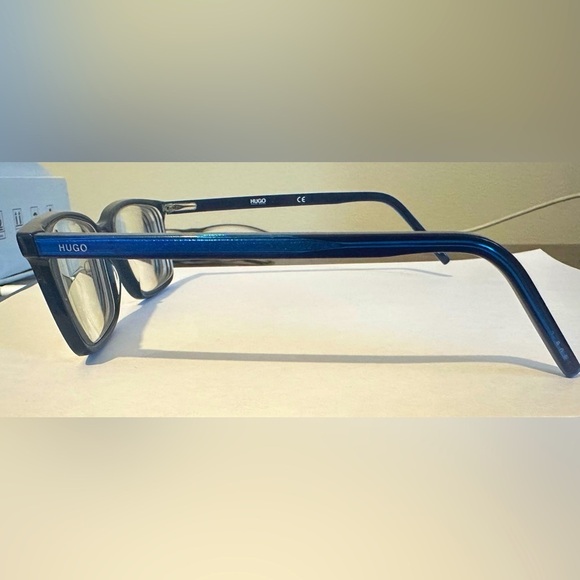 COPY - Hugo Boss Glasses Frames HG 1029 PJP 54mm Men's Blue Rectangular - Picture 3 of 6